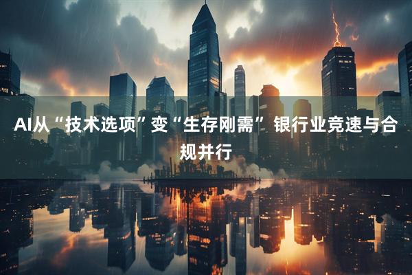 AI从“技术选项”变“生存刚需” 银行业竞速与合规并行